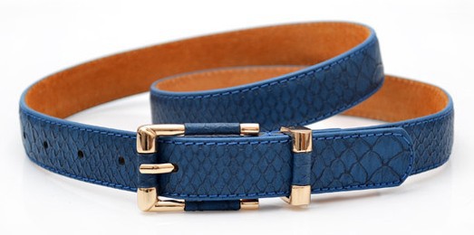 free shippig, women's Leather Belt fashion strap serpentine pattern matte Ladies Belt leather pin buckle thin belt,5pcs/lot