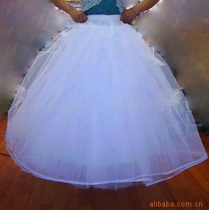 Free Shipping 0 hoop 4 layers bridal wedding underskirt petticoat W02