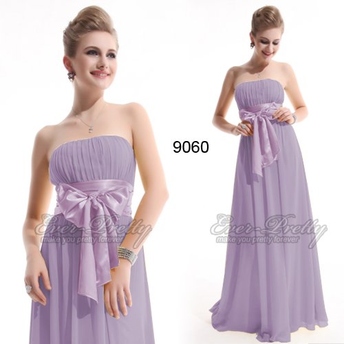 Free Shipping 09060QP Sexy Light Purple Long Evening Party Wedding Bridesmaid Dress