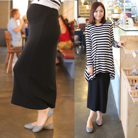 Free shipping 1.29 a spring natural maternity skirt bust skirt maternity clothing