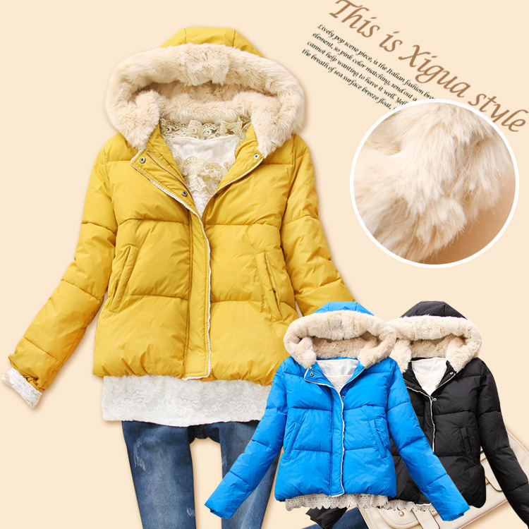 FREE SHIPPING 1 aba-u573 2012 women's berber fleece cotton-padded jacket outerwear thickening wadded jacket j-04