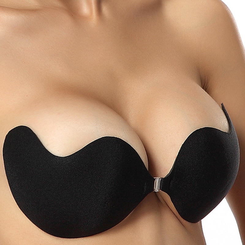 Free shipping 1 pair Sexy Invisible Self-Adhesive Silicone Breast Form Enhancer Bra  Size A/B C/D Cup invisible bra Strapless