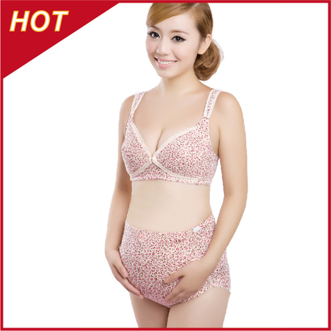Free shipping (1 piece) leopard underwear nursing bra sets nbs001