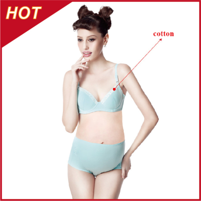 Free shipping (1 piece) pregnant underwear nursing bra sets nbs004