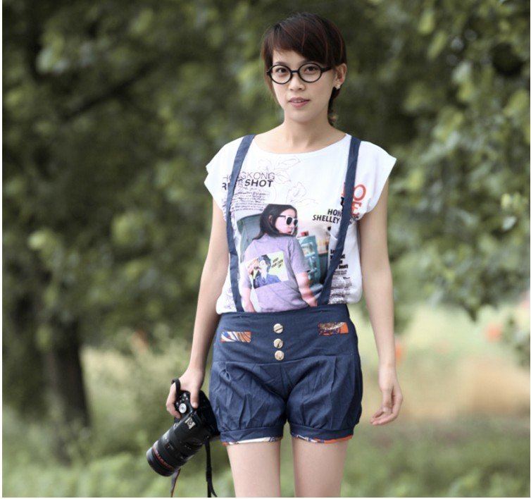 Free Shipping (1 pieces/lot) missfeel flagship of quality denim shorts,high quality short pants