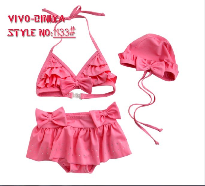 Free Shipping (10 pcs/lot) Cute baby girl swimsuit/girl swimwear,children swimwear,kid swimsuit,beachwear,wholesale