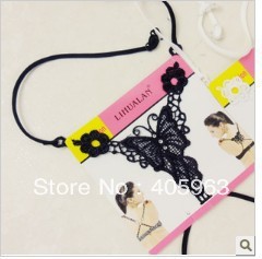 FREE SHIPPING 10 Pcs /lot New  spring summer Butterfly with diamound women Lady Halter Bra Shoulder Straps belt dropship