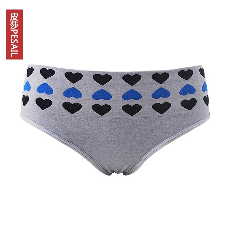 Free shipping(10 pieces/lot) 92% polyamide Greenice brand lovely elasticity heart-shaped women's briefs