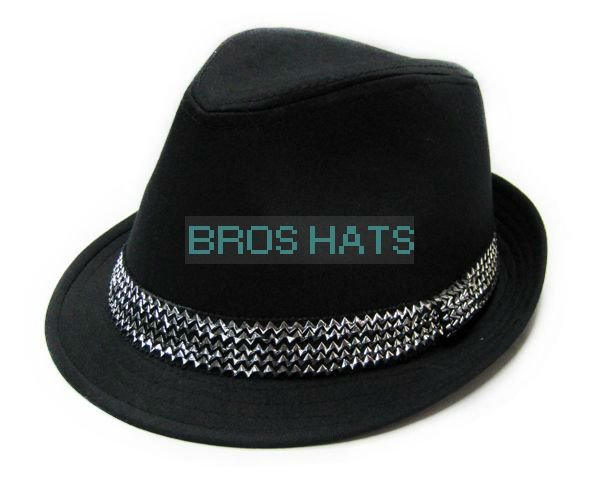 [Free Shipping] 100% cotton adult fedora hats&caps wholesale MJ001H