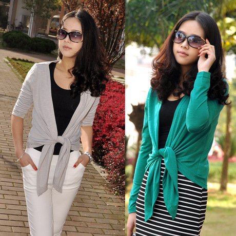 Free Shipping,100% Cotton / Fashion women's cardigan / Sun-protective clothing / Two clad method / many colors / wholesale