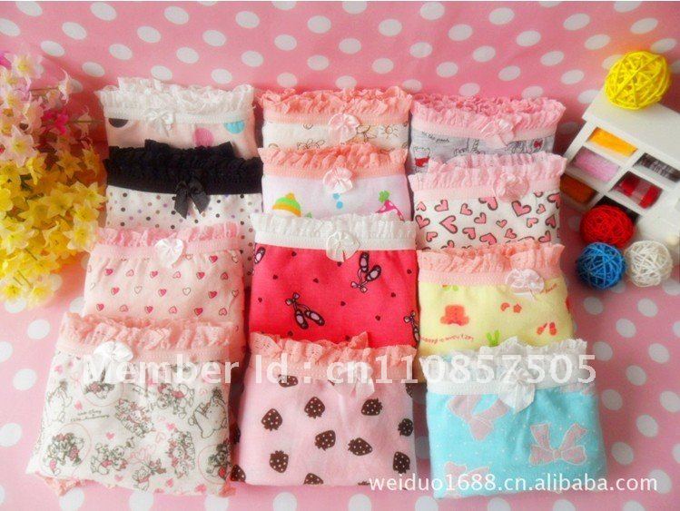 free shipping 100%  cotton mix styles good quality cheap price lady fance panty