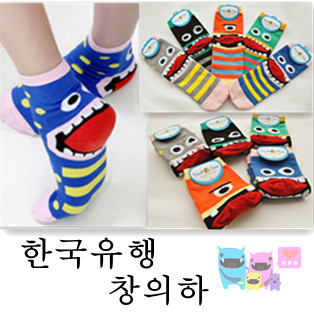 Free shipping 100% cotton socks unisex  originality cartoon socks  candy color 10prs/lot wholesale