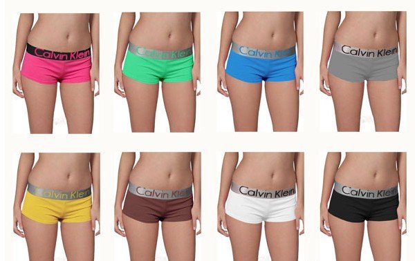 FREE SHIPPING 100% cotton women boxers underwear in three sizes M,L,XL,in many colors