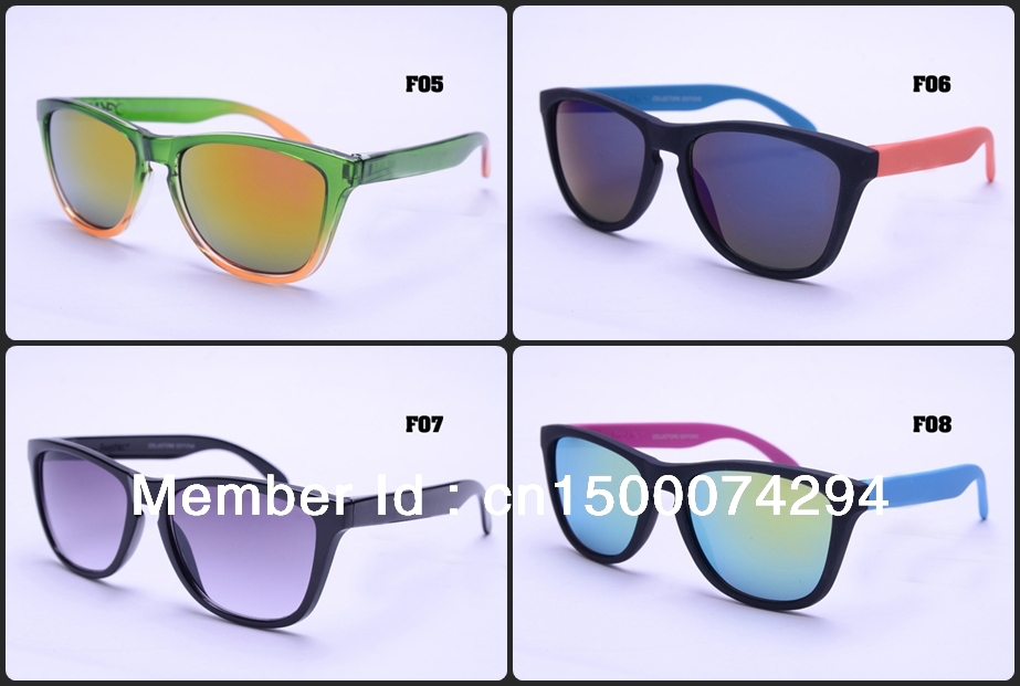 free shipping  100% gurantee 2013 free shipping brand Frogskin sunglasses multicolour glasses sports eyewear sungalsses