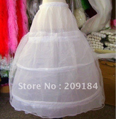 Free shipping 100%gurantee new 3-hoop bridal Crinoline wedding dress gown petticoat WZP1