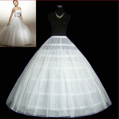 Free shipping 100%gurantee PT-2 6-hoop bridal wedding dress gown petticoats for Sale