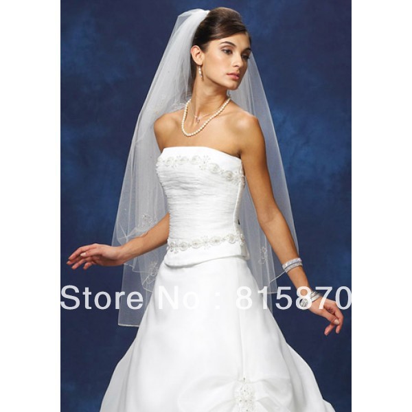 free shipping   100% handmade  beautiful  bridal wedding  veils