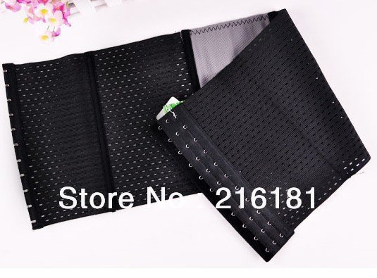 Free Shipping 100pcs/lot Bamboo Charcoal Breathable Tummy Waist Trimmer Slimming Belt Body Shaper