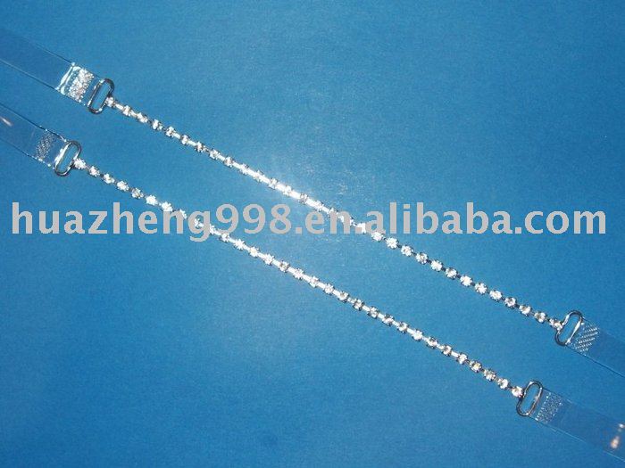 Free shipping 100pcs/lot  White Jewelry Adjustable Bra Straps