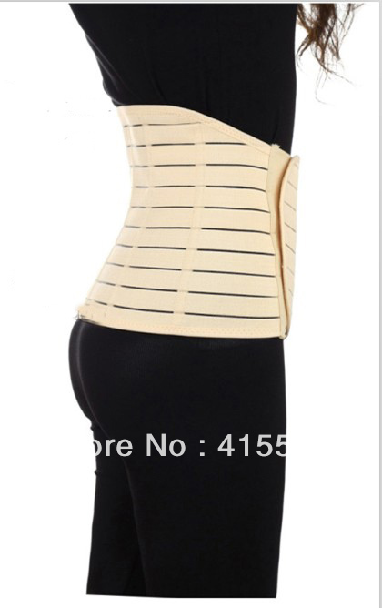 Free Shipping 100pcs/lot Women's Waist Trimmer Belt (L,XL,XXL) Tummy Trimmer Slimming (Nude)