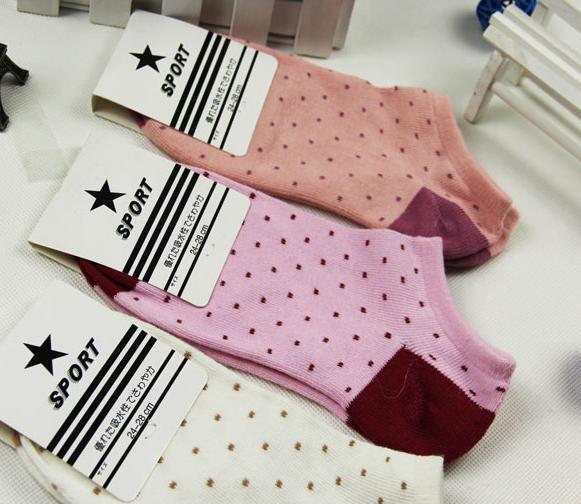 Free shipping 10pairs/lot  RANDOM MIX COLOR Cotton women socks Socks socks Invisible socks Cotton
