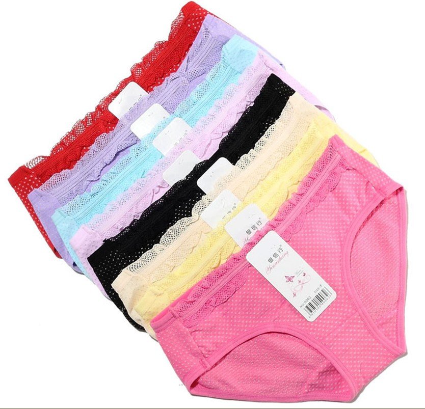 Free Shipping !! 10pcs/lot 100% cotton Women's underwear/women's sexy underwear/ women's panties PPI-T19