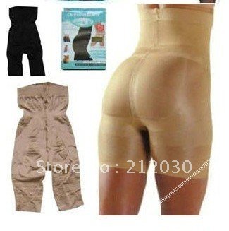 Free Shipping  10pcs/lot, California Beauty Slim Lift/Slim N Lift/Slim Pants Body Shaper Beige and black