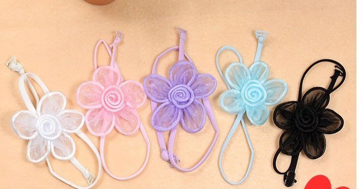 Free Shipping/10pcs lot/Flowers Bra straps/sexy lovely  Bra straps/Bowknot  camis