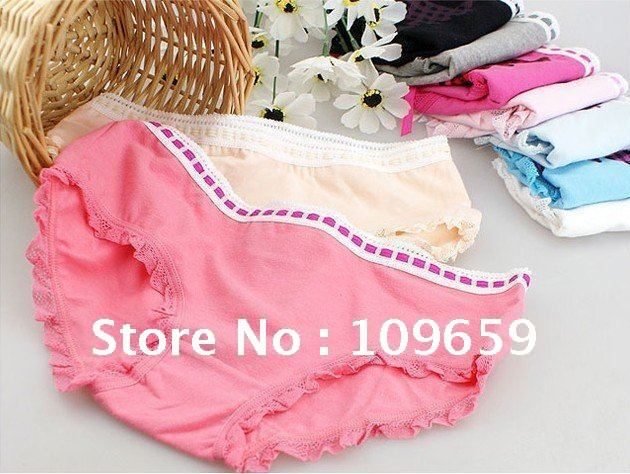 Free shipping 10pcs/lot Lovely cat,small bowknot cotton Lady's underwear/Panties/Lady Panties,Sexy Lace Underwear WholesaleCY-06