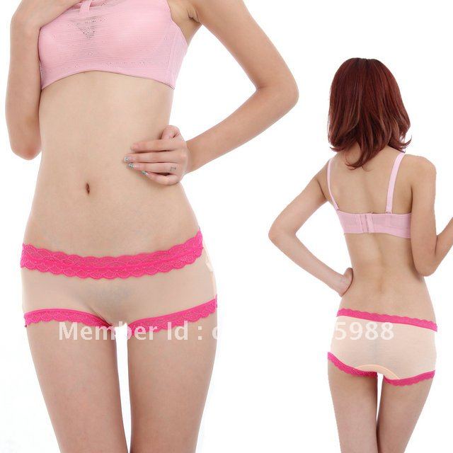 free shipping 10pcs/pc wholesale Lovely design lace cotton women's panties,women briefs, lady sexy underwear #42190