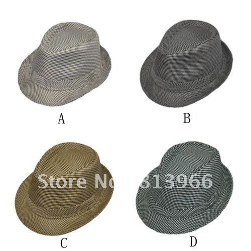 Free shipping 10pieces/lot mixed styles, small plaid trilby &cap, Christmas's gift