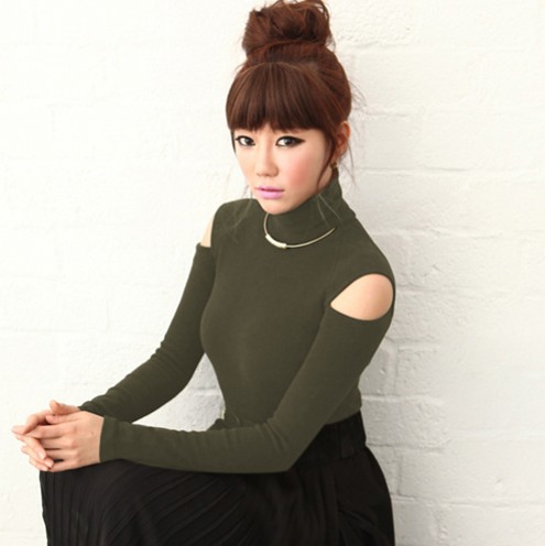 Free shipping 118729 elegant all-match top