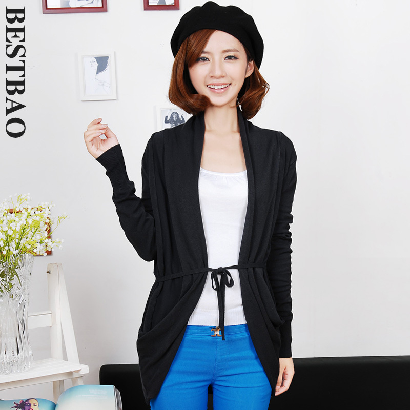 free shipping 1226 fashion lacing cardigan unique sweep brief all-match bestbao female