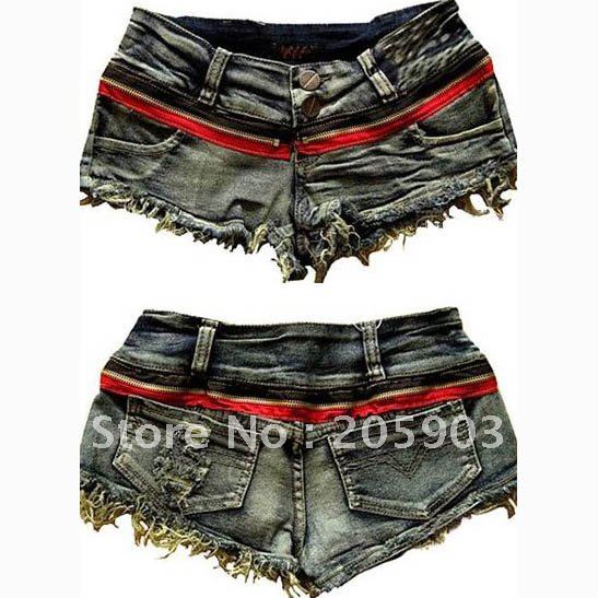 FREE SHIPPING!(12PC/lot)Wholesale Korean Style Sexy Jeans Women Shorts Slightly elastic 2012 Women secy shorts wholesale 78603