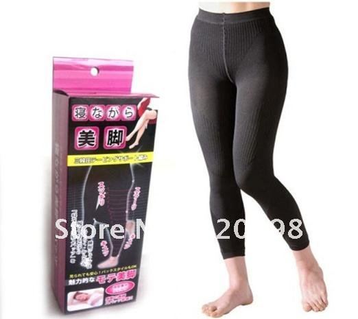Free Shipping 12pcs/lot Control Panties Magic Hip Pants Slim Leg Slimming Women's Pants Leggings In Night Shaping Legs