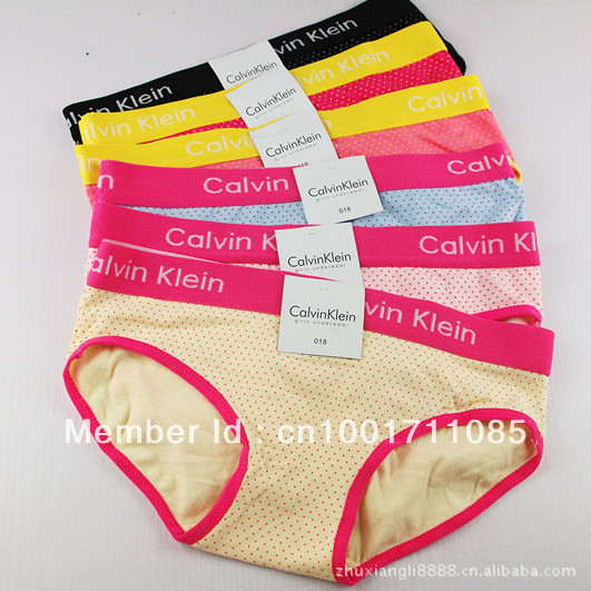 Free Shipping 12pcs/lot mix colous sexy broad-brimmed pure cotton low waist women's Underwear