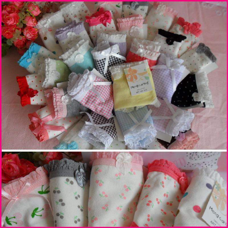 Free shipping 12pcs/lot various colors hot sell comfortable brand women underwear women's briefs mix colors