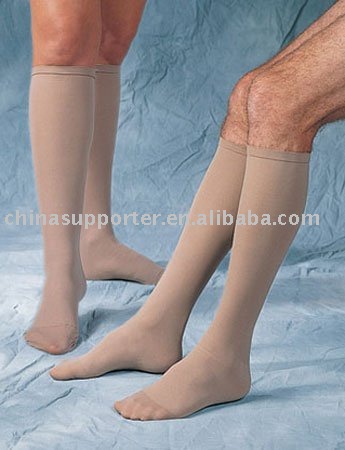 Free shipping 15-25mmHg compression stocking socks L/XL Sheer & Breathable Light-weight mirco-fabric