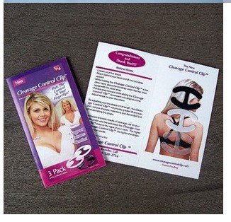 Free shipping 1500pcs/lot(500set) control clip Perfect Adjust Bra Strap Clip Cleavage Control Clip