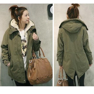 free shipping 1519 trench casual outerwear cotton-padded winter women jacket