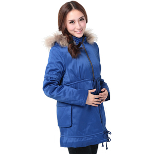 free shipping 1915 maternity outerwear overcoat maternity trench maternity wadded jacket maternity clothing