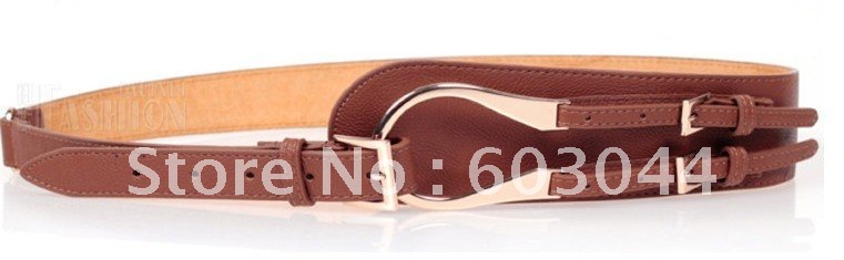 FREE SHIPPING(1PC) FASHION LADY`S WAIST BELT+COW LEATHER WOMAN  WAIST+MANY COLOURS  C20