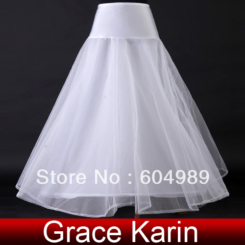 Free Shipping 1pc Grace Karin A-line Wedding Bridal Gown Dress Petticoat Underskirt Crinoline CL2708