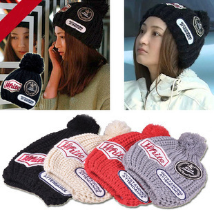 free shipping 1pc Hat female winter knitted hat female autumn and winter knitted hat discontinuing