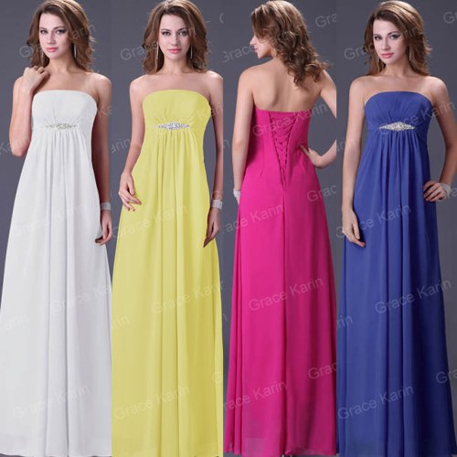 Free Shipping 1pc/lot Peach Blue Yellow White GK Strapless Sequins Bandage Celebrity Evening Dresses 2012 Oscar 8 Size CL3105