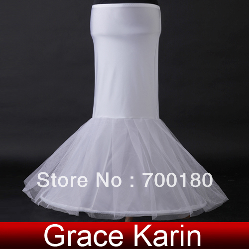 Free Shipping 1pcs/lot GK Mermaid Wedding Bridal Gown Dress Petticoat Underskirt Crinoline CL2712