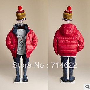 Free shipping 1pcs/lot handsome male child with a hood outerwear