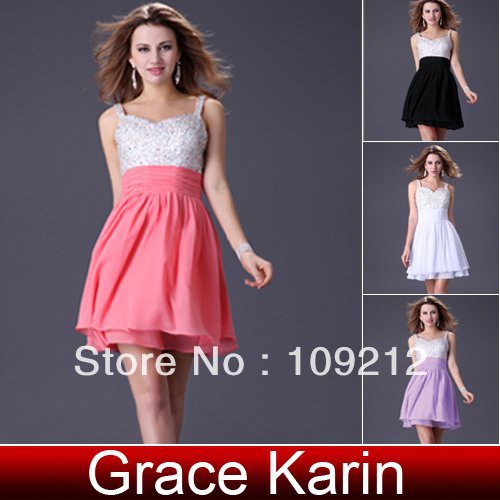 Free Shipping 1pcs/lot JK Sexy Short Prom party cocktail Evening Dress Gown 8 Size CL2016