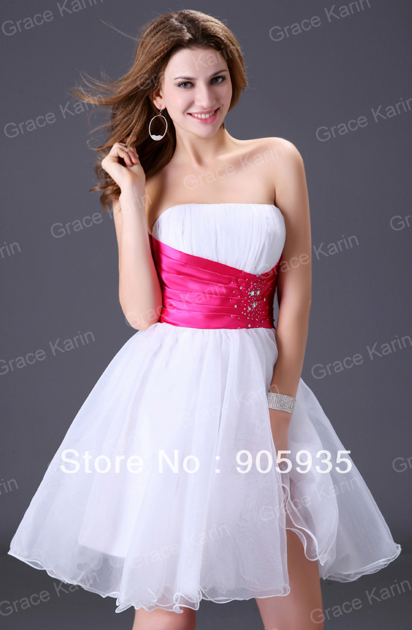 Free Shipping 1pcs/lot  Short Bridesmaid gown Party Evening Cocktail Dress, Chiffon Two Colors 8 size CL1092