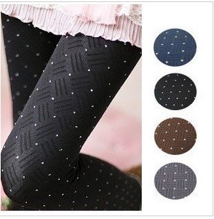 Free shipping 1pcs Socks autumn vivi dot velvet pantyhose socks spring and autumn